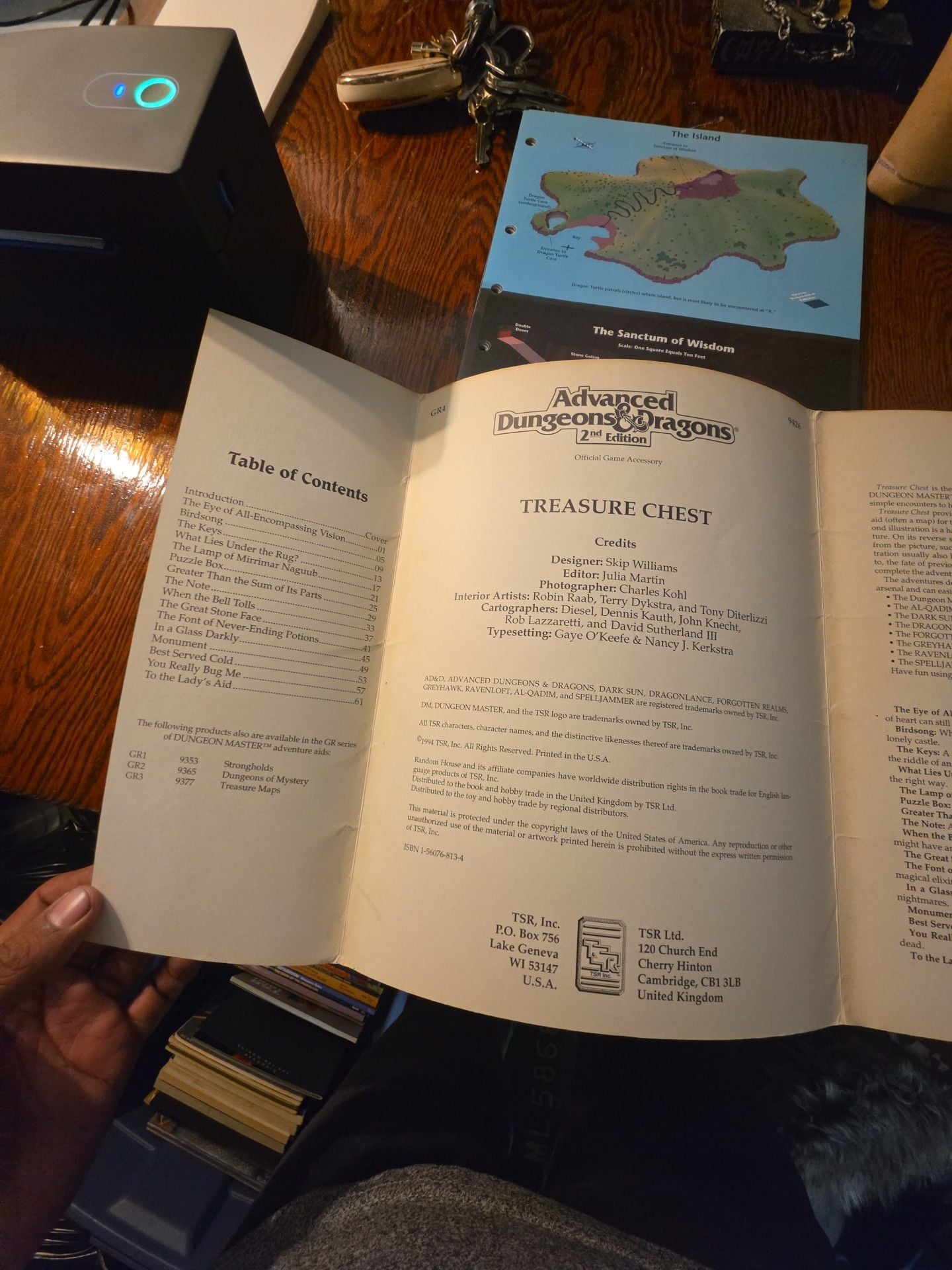 TSR Advanced Dungeons & Dragons 2nd Edition Treasure Chest 2