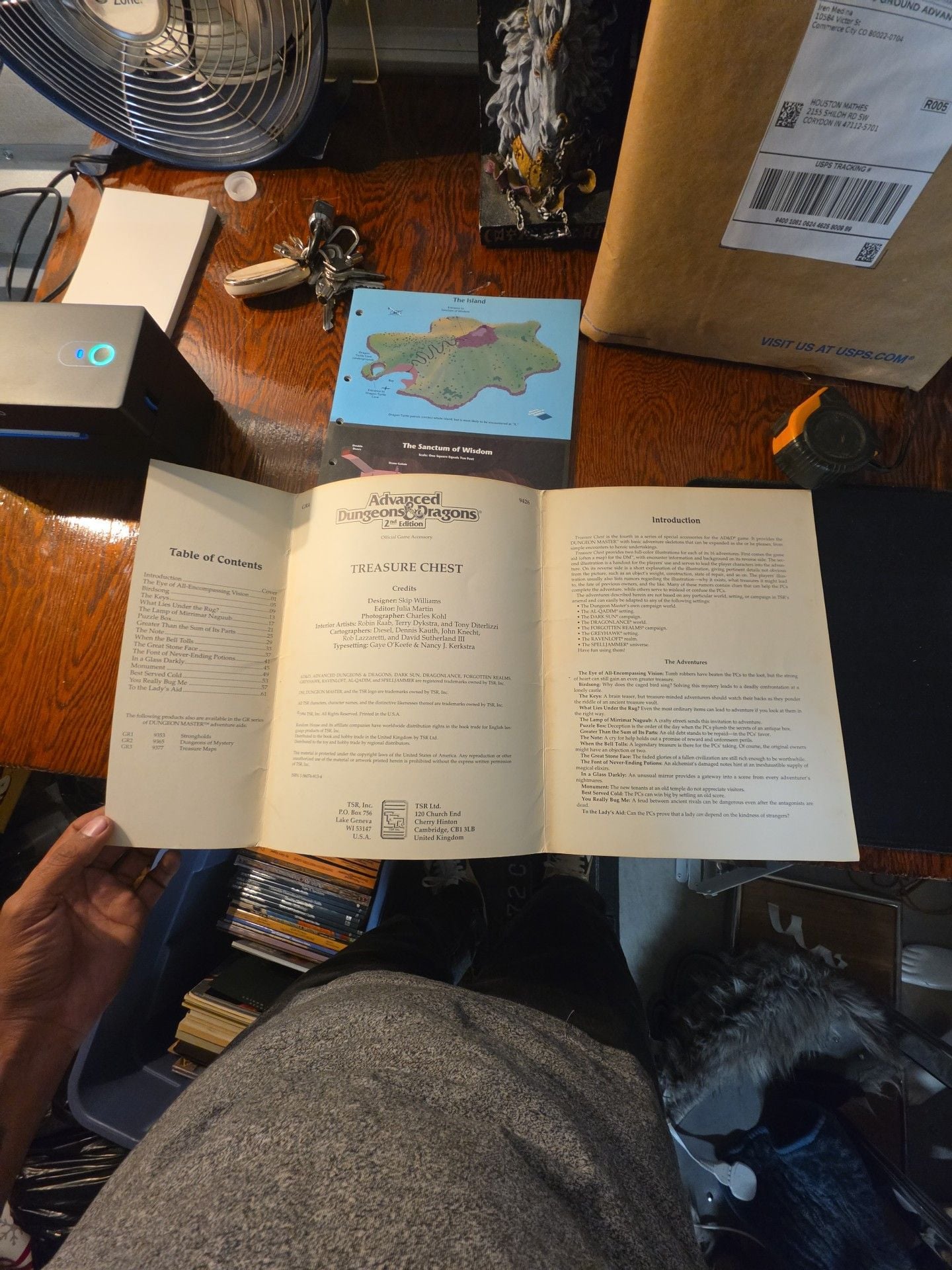 TSR Advanced Dungeons & Dragons 2nd Edition Treasure Chest 3