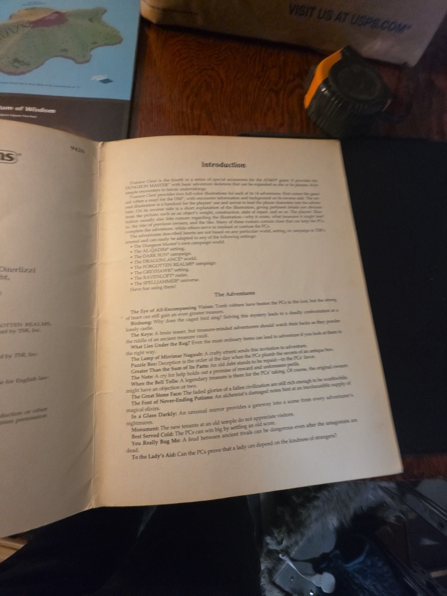 TSR Advanced Dungeons & Dragons 2nd Edition Treasure Chest 4
