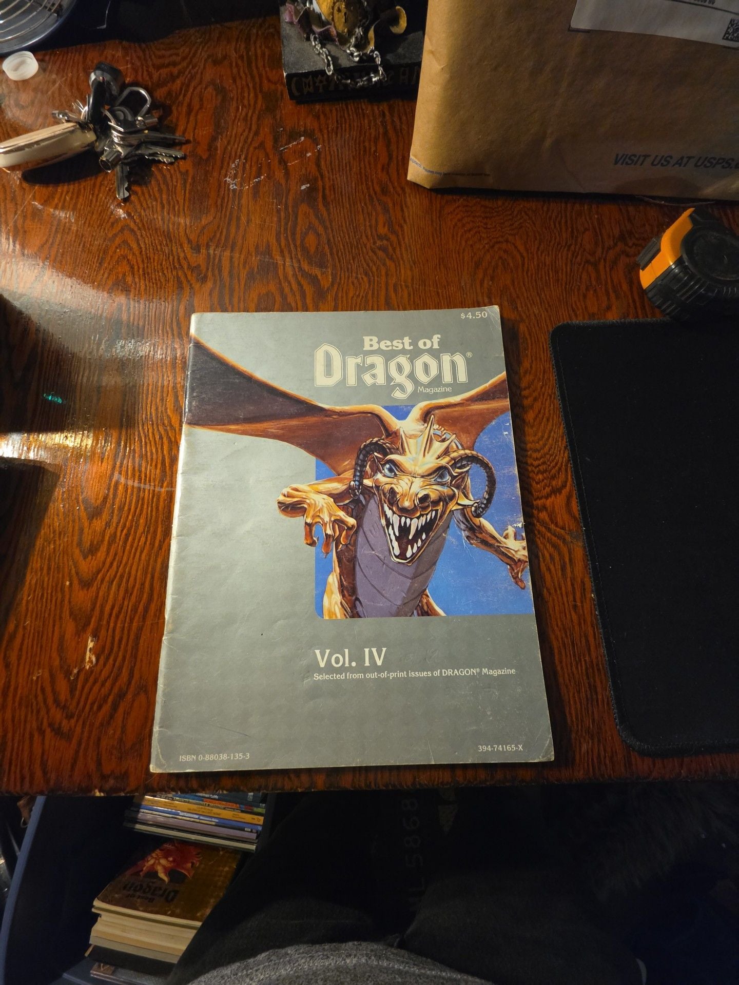 TSR Best Of Dragon Magazine Vol. IV May 1985 Vintage D&D 1