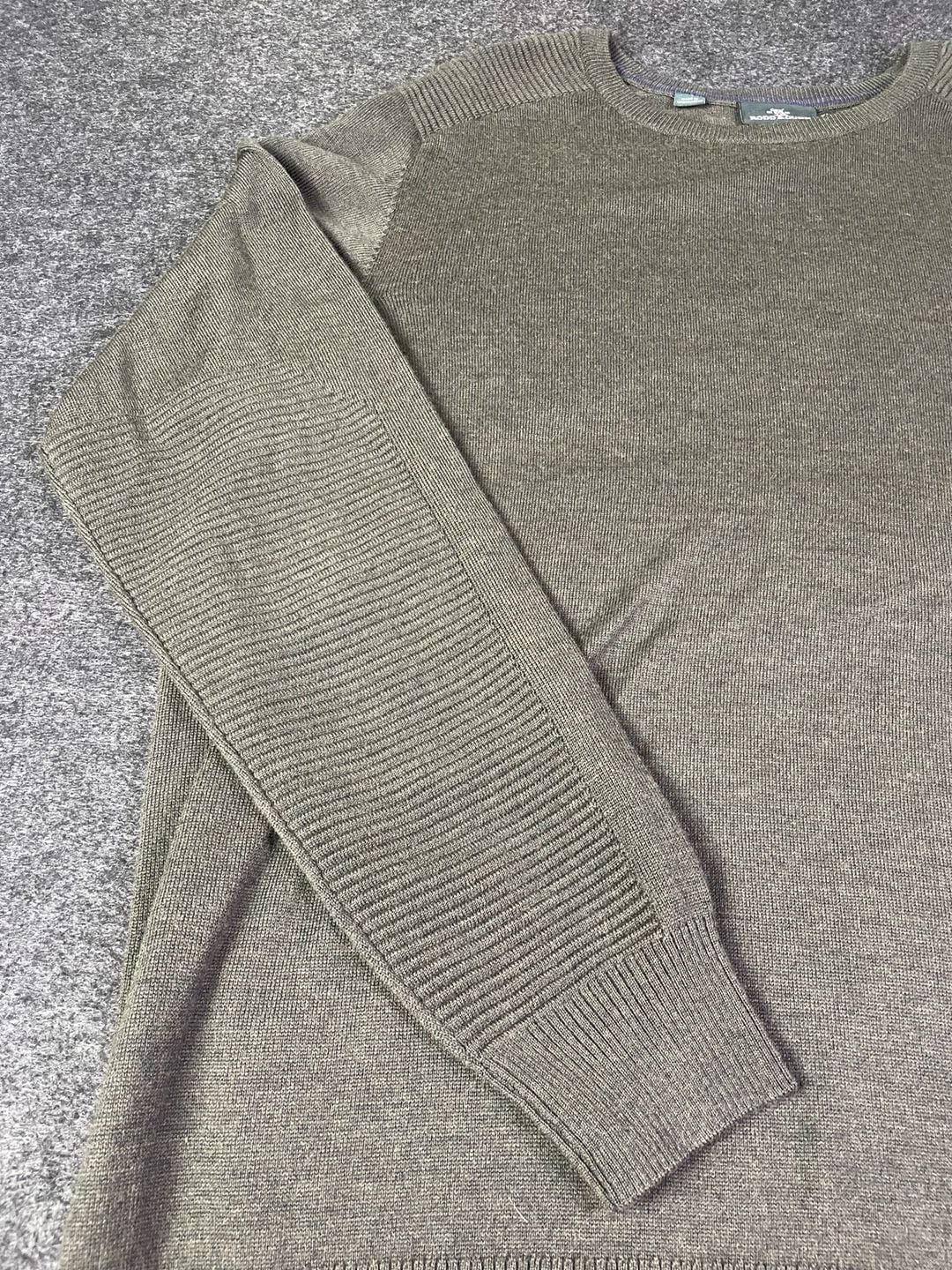 Rodd And Gunn Sweater Size XL Olive Green Merino Wool Crewneck 8