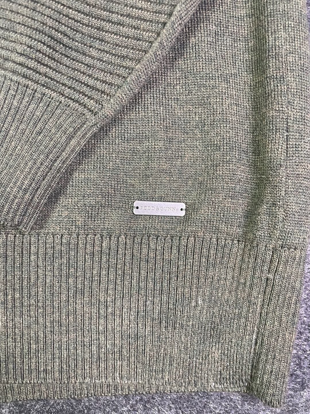 Rodd And Gunn Sweater Size XL Olive Green Merino Wool Crewneck 9