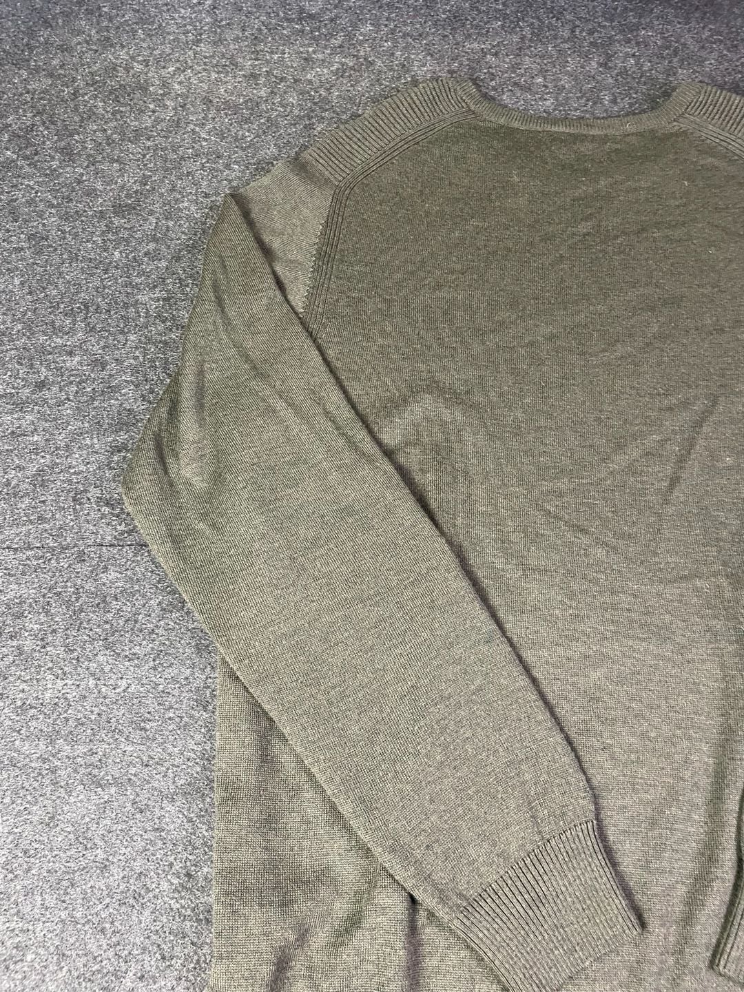 Rodd And Gunn Sweater Size XL Olive Green Merino Wool Crewneck 11