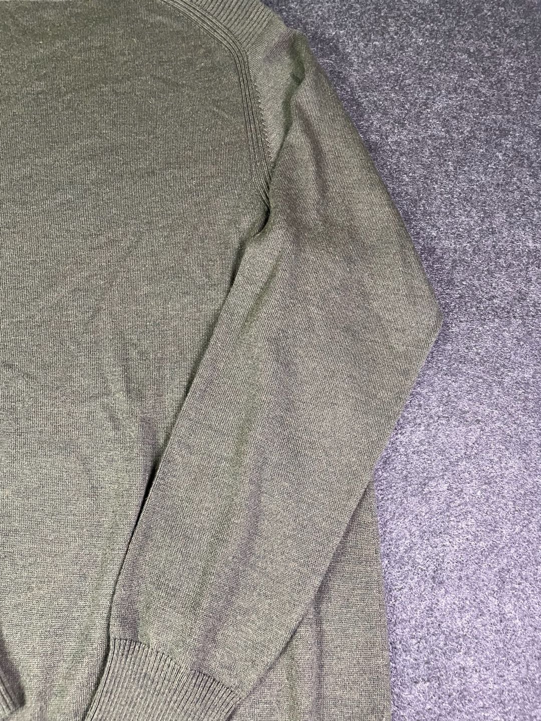 Rodd And Gunn Sweater Size XL Olive Green Merino Wool Crewneck 12