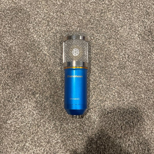 Excelvan BM-800 Condenser Studio Microphone Blue