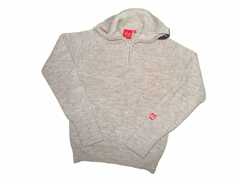 Ulvang 1/4 Zip Gray Wool Sweater 2