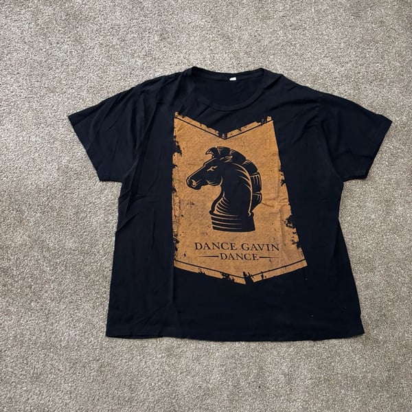 Early 2000s Y2K Dance Gavin Dance Black Knight Graphic Band T-Shirt