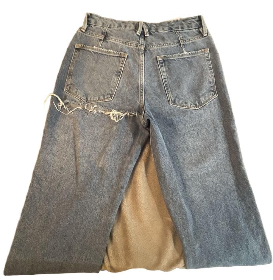 Good American Jeans Size 6 / 28 Blue Distressed High Rise Denim 9