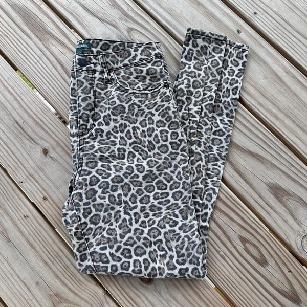 Wild Fable Skinny Jeans Size 2 Leopard Print