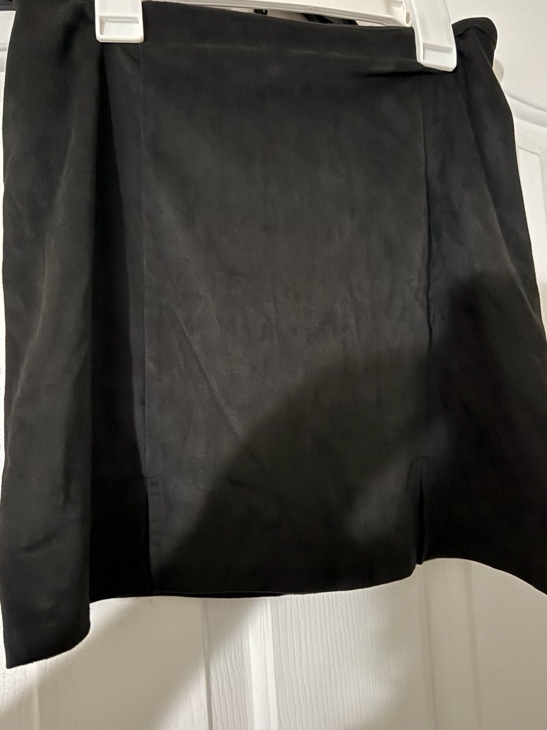 Forever 21 Skirt Size M Black Faux Suede Mini 2
