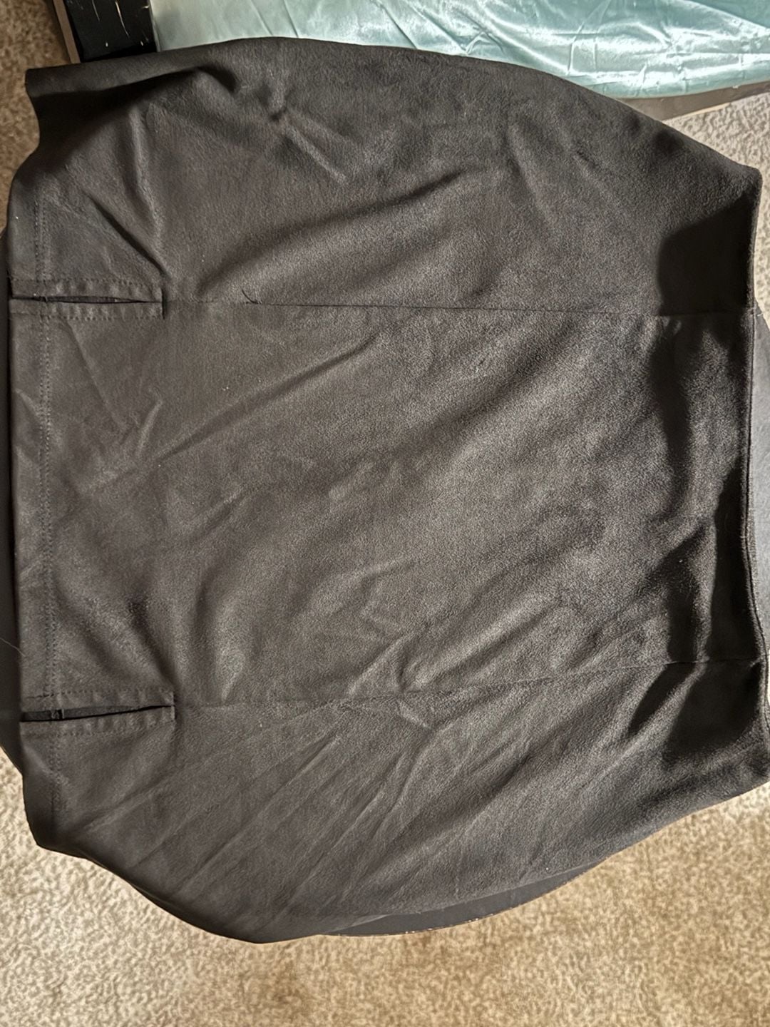 Forever 21 Skirt Size M Black Faux Suede Mini 4