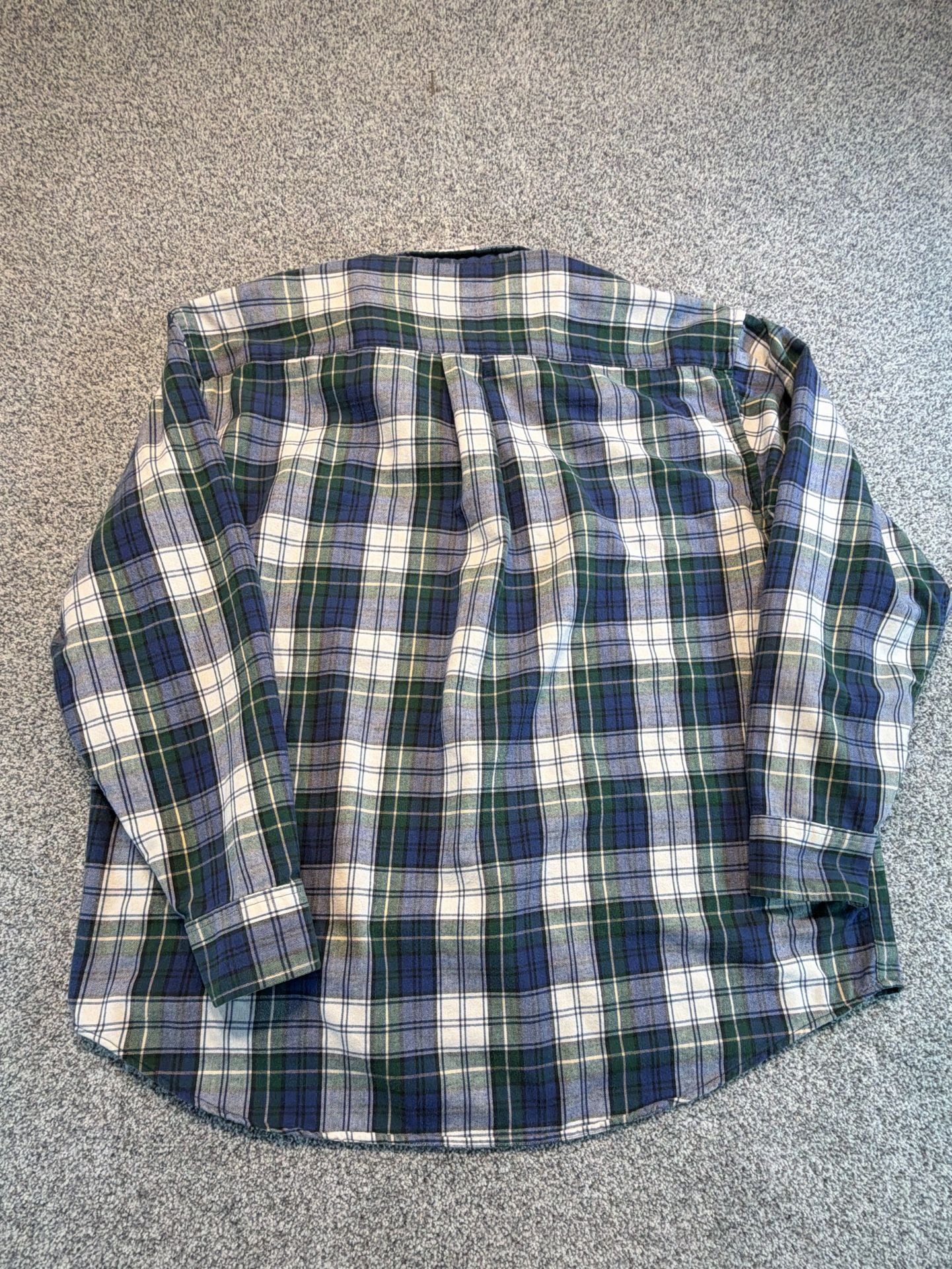 Cabela's Plaid Flannel Men’s Size XL Reg 100% Cotton Long Sleeve Shirt 3