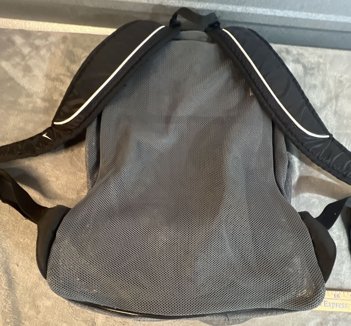 Nike Gray Mesh Backpack Gym School Sport Bag 9