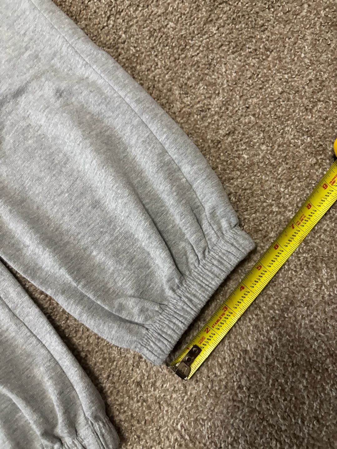 Early 2000s Y2K Pink Panther Sweatpants Size M Gray Pink-A-Boo Cuffed Lounge Joggers 5