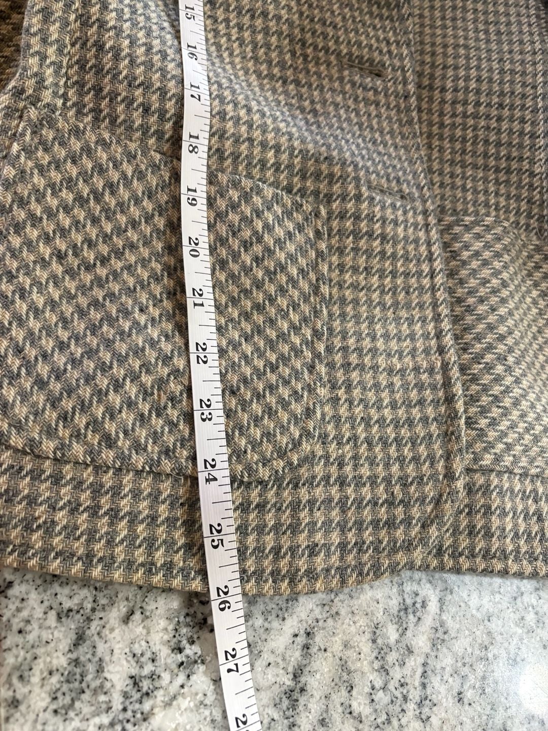 Hourihan Plaid Lined Blazer Wool blend, Made in Ireland Size 14 11