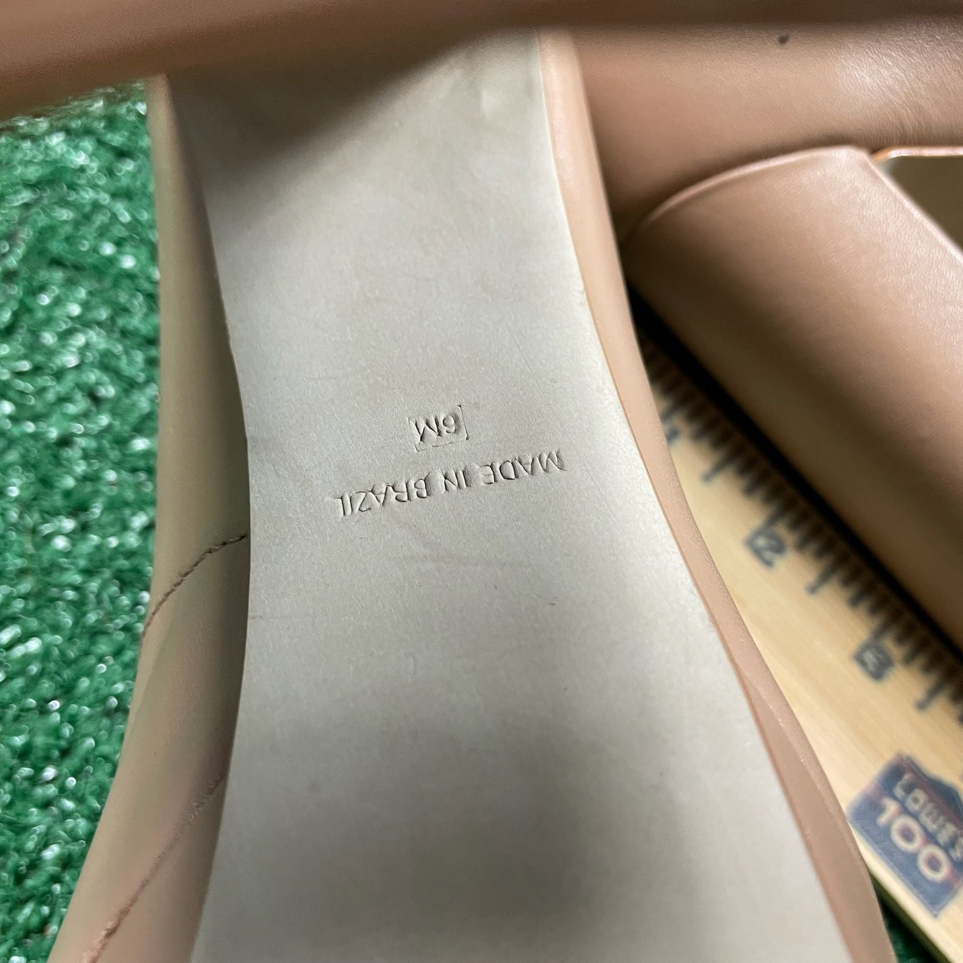 Steve Madden Platform High Heel Pumps Size 6M Beige Leather Chunky Block 4