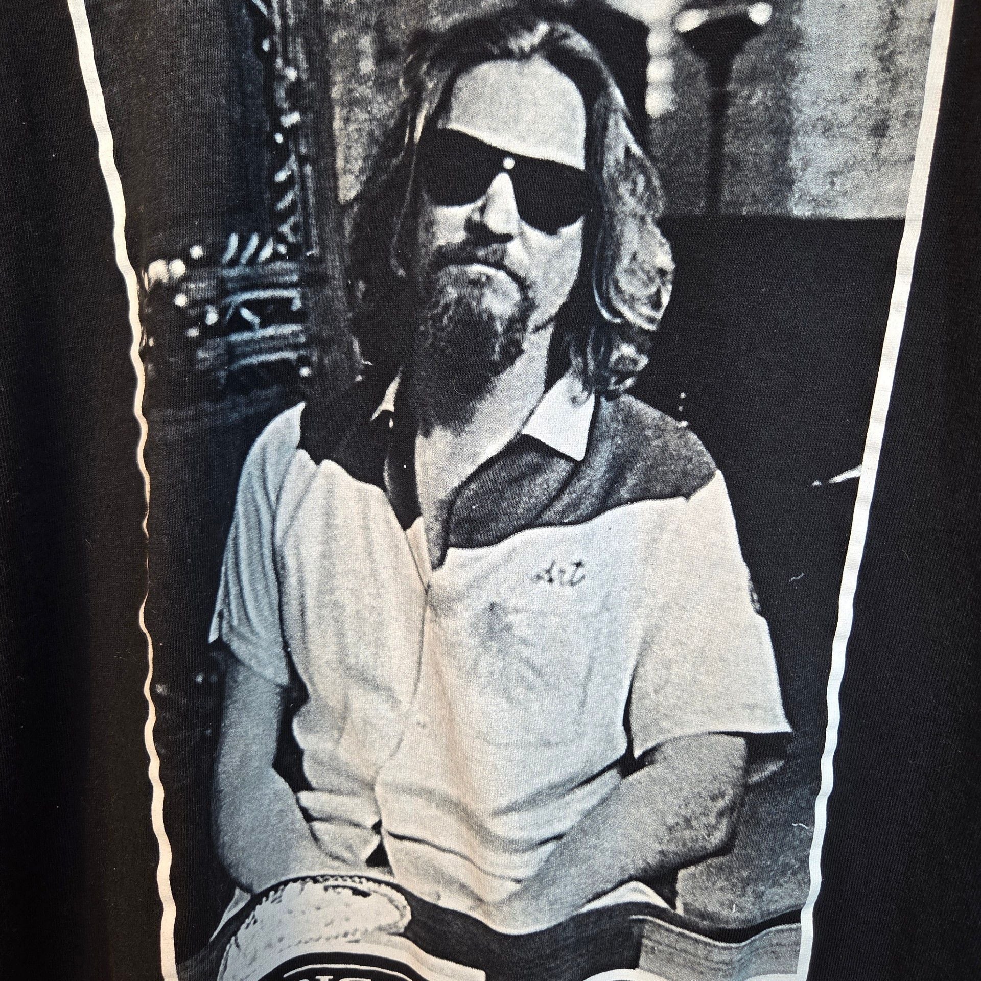 Alstyle The Big Lebowski The Dude T-Shirt Size L Black Movie Tee 4