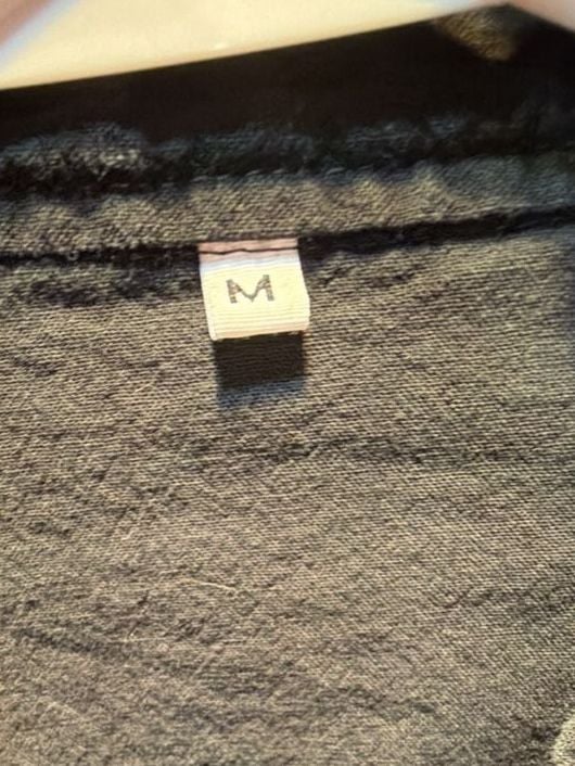 Unbranded Mexican Artisan Shirt Size M Black Long Sleeve 4