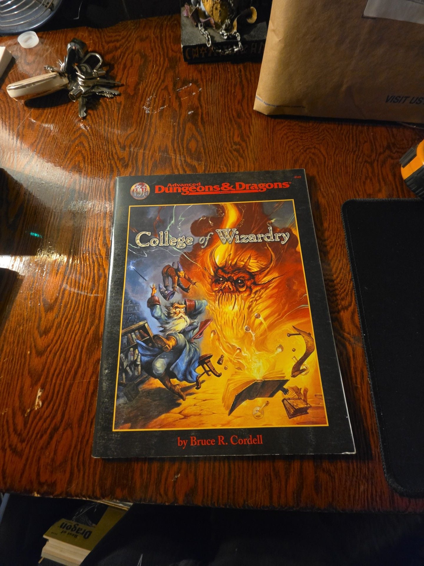 TSR Advanced Dungeons & Dragons College Of Wizardry Accessory 1