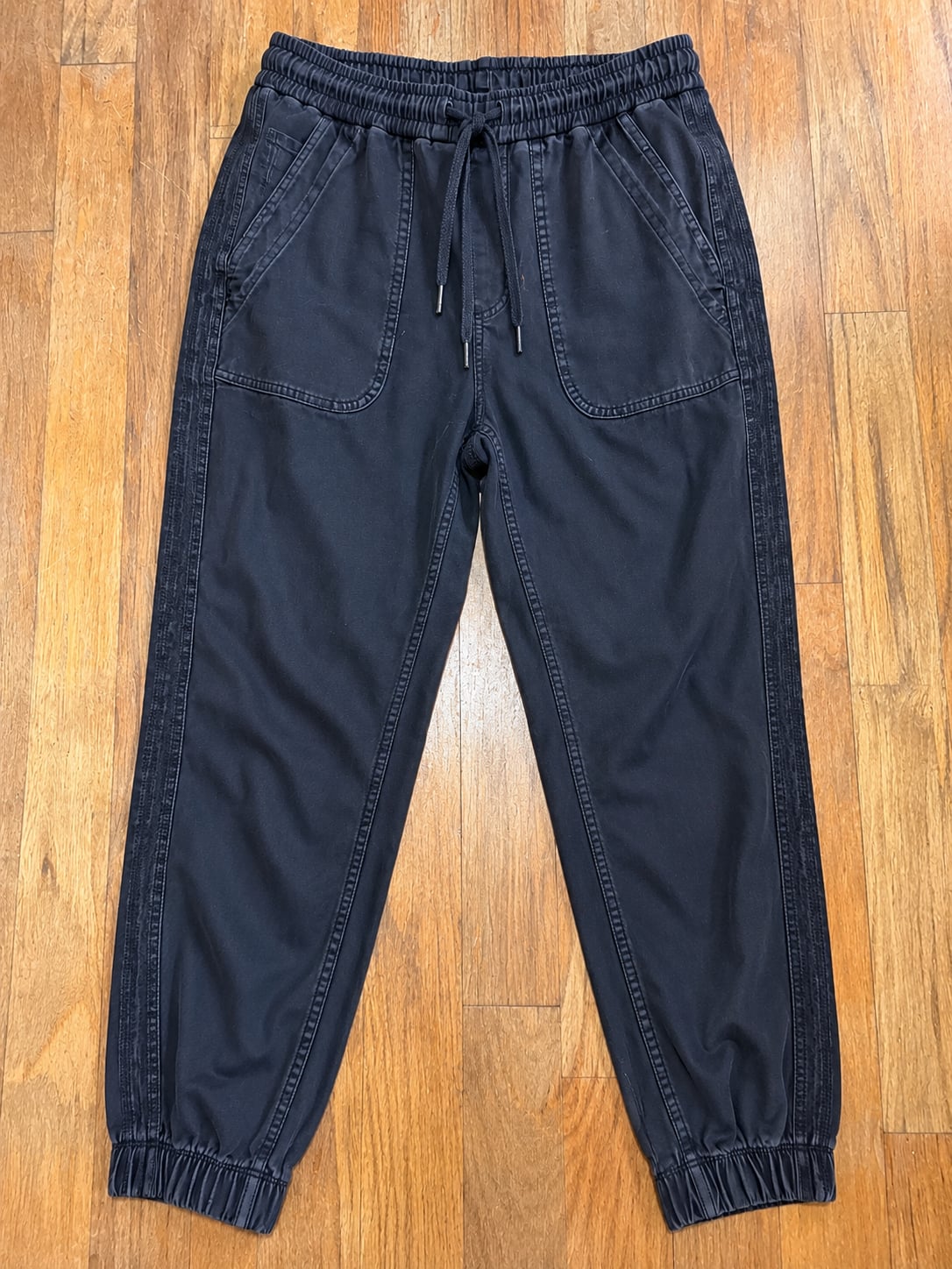 Athleta Farallon Jogger Women’s Size 2 Black Pull On Cotton Stretch Pants 3