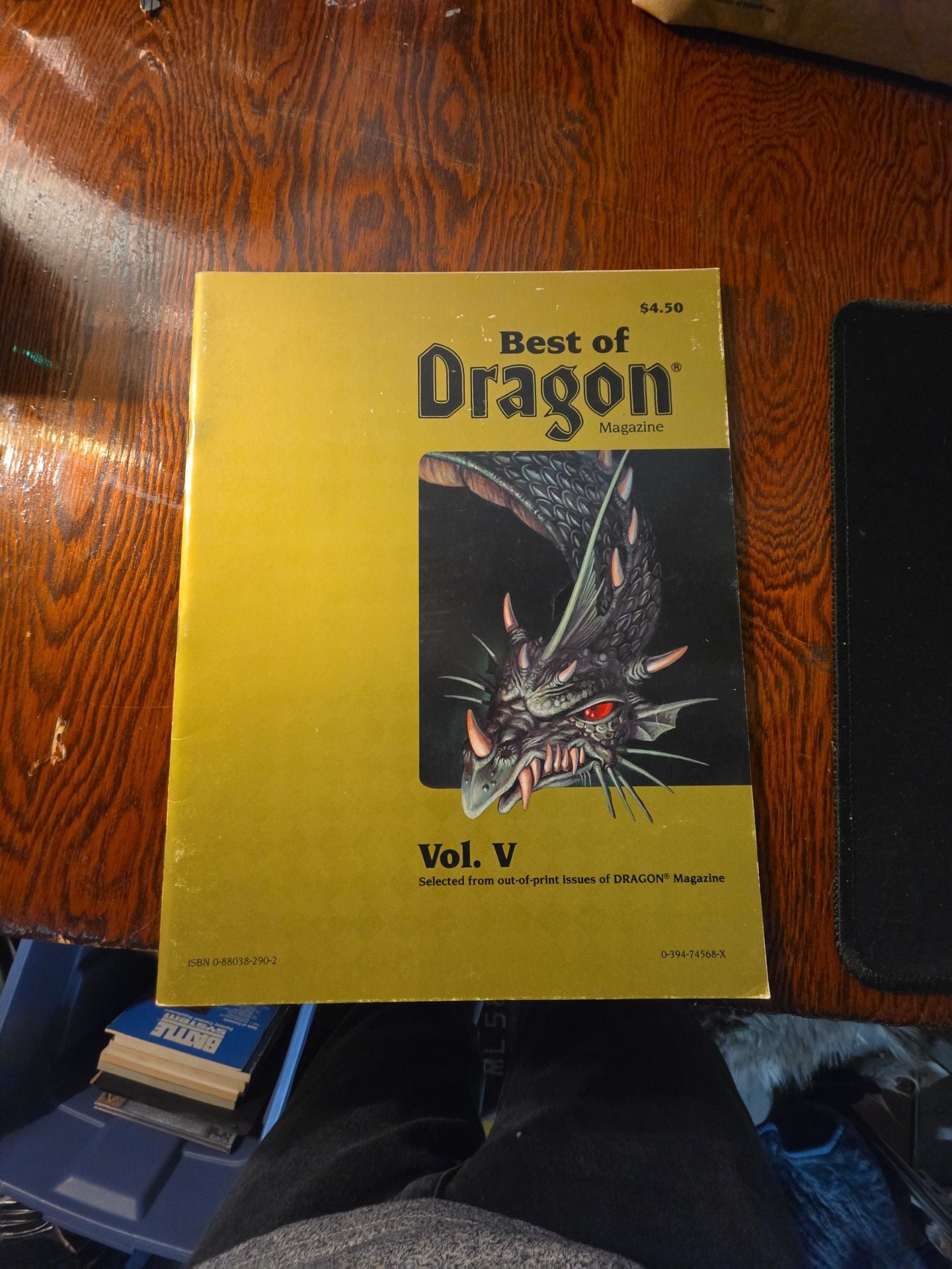 TSR Best Of Dragon Magazine Vol V Vintage May 1986 D&D 1