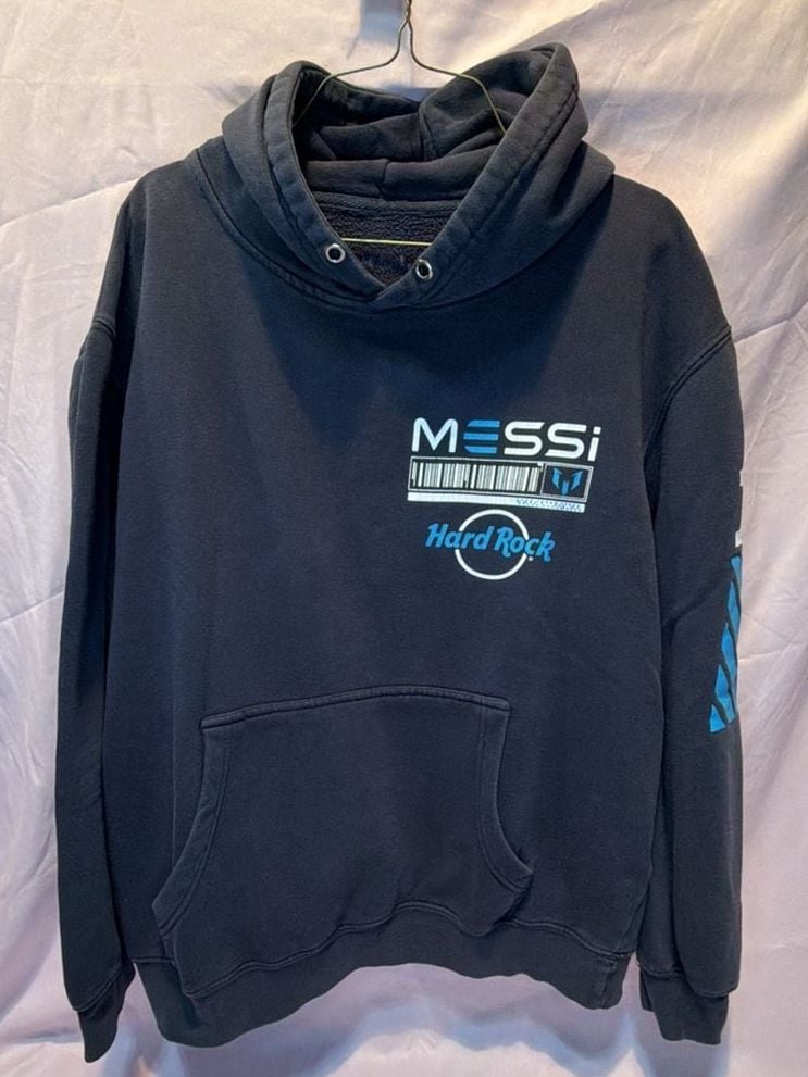 Hard Rock Cafe Messi Live Greatness Navy Hoodie 2