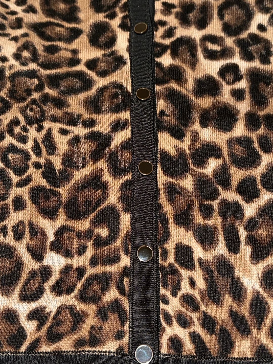 White House Black Market Cardigan Size S Leopard print 12