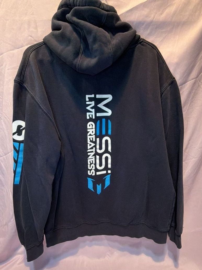 Hard Rock Cafe Messi Live Greatness Navy Hoodie 3