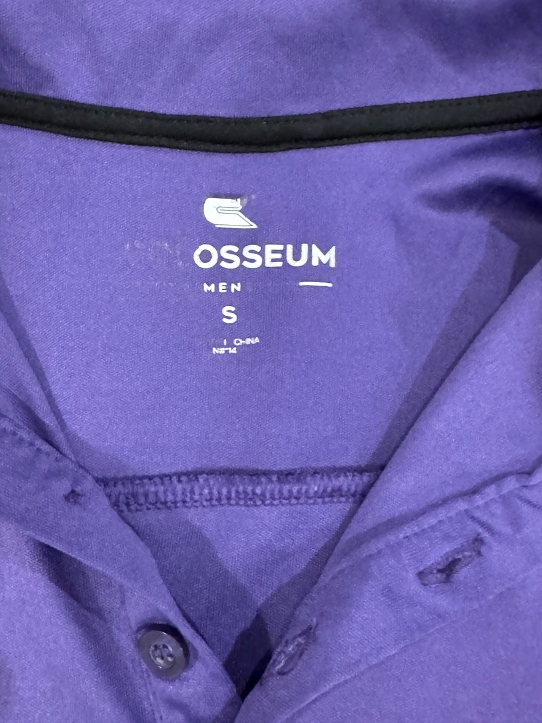 Colosseum Washington Huskies Polo Size S Purple Short Sleeve 4