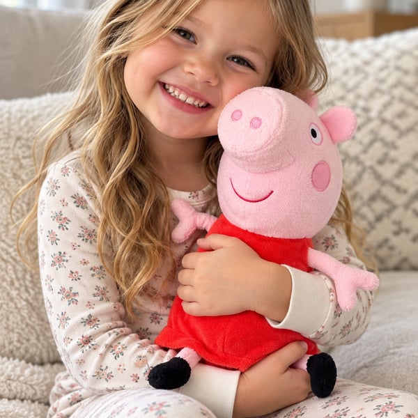 Peppa Pig Plush Toy Stuffed Animal Red Dress