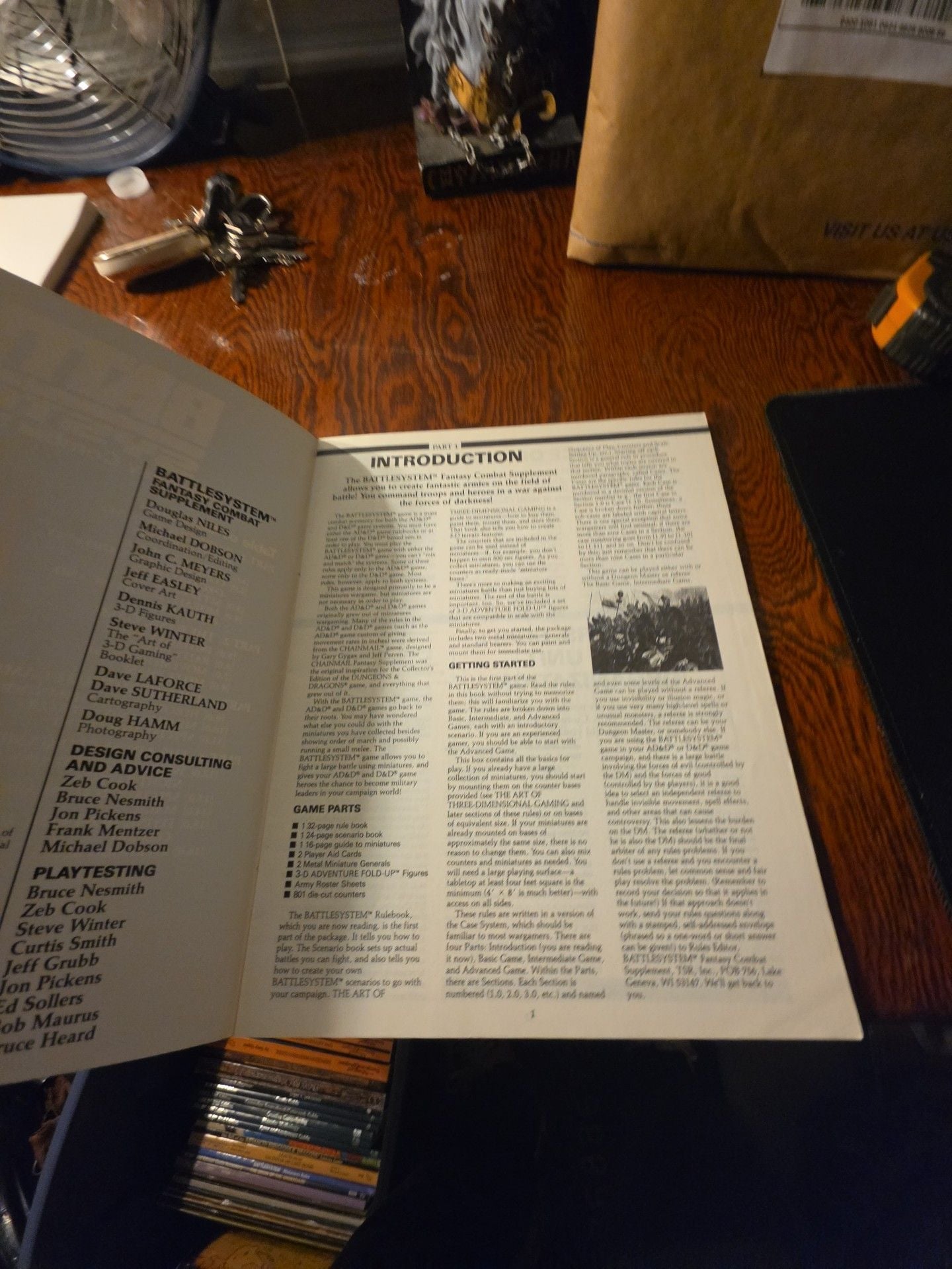 TSR Battlesystem Fantasy Combat Supplement 1985 Rulebook 4