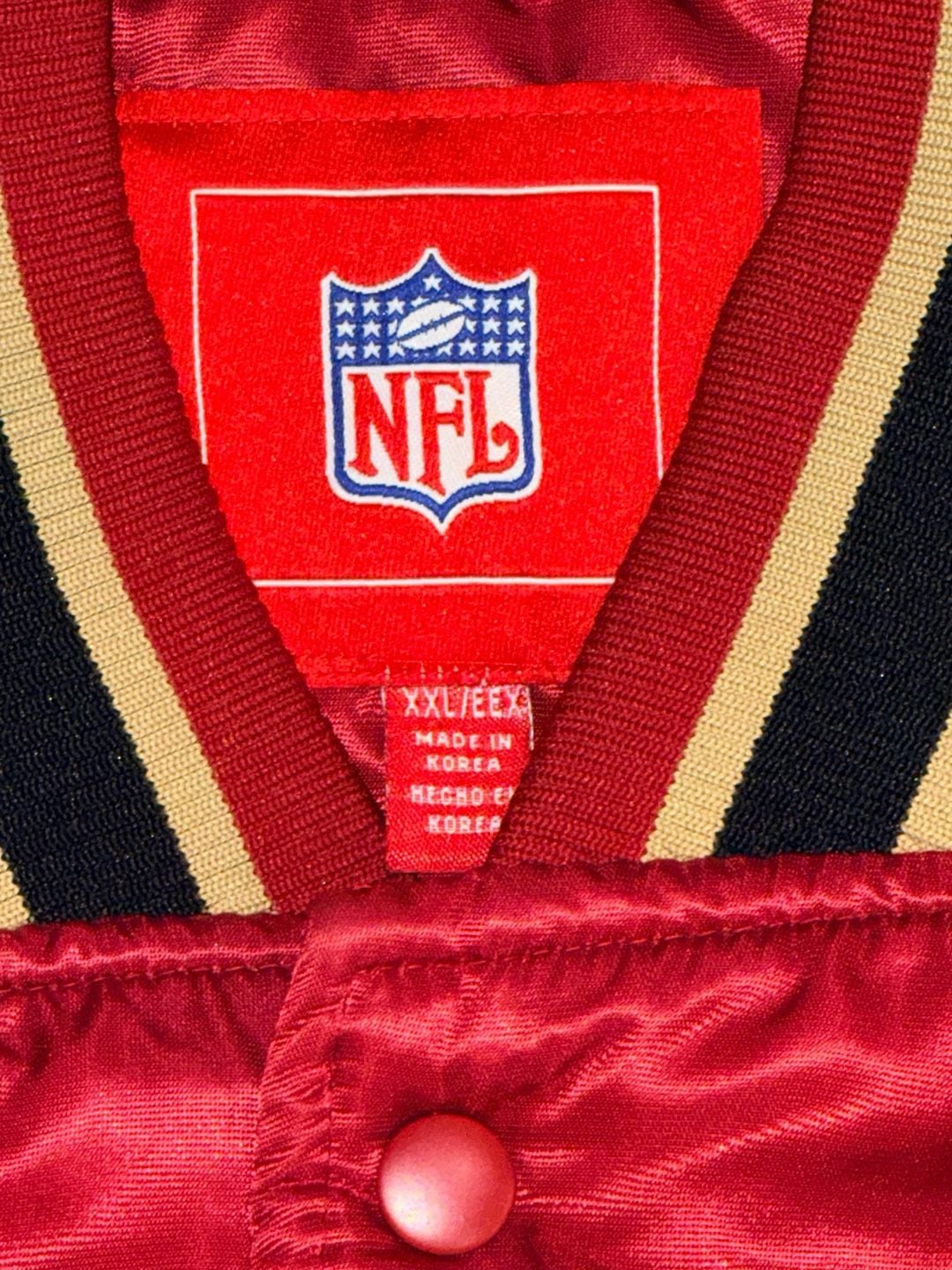 NFL San Francisco 49ers 5-Time Super Bowl Champions Satin Jacket 9