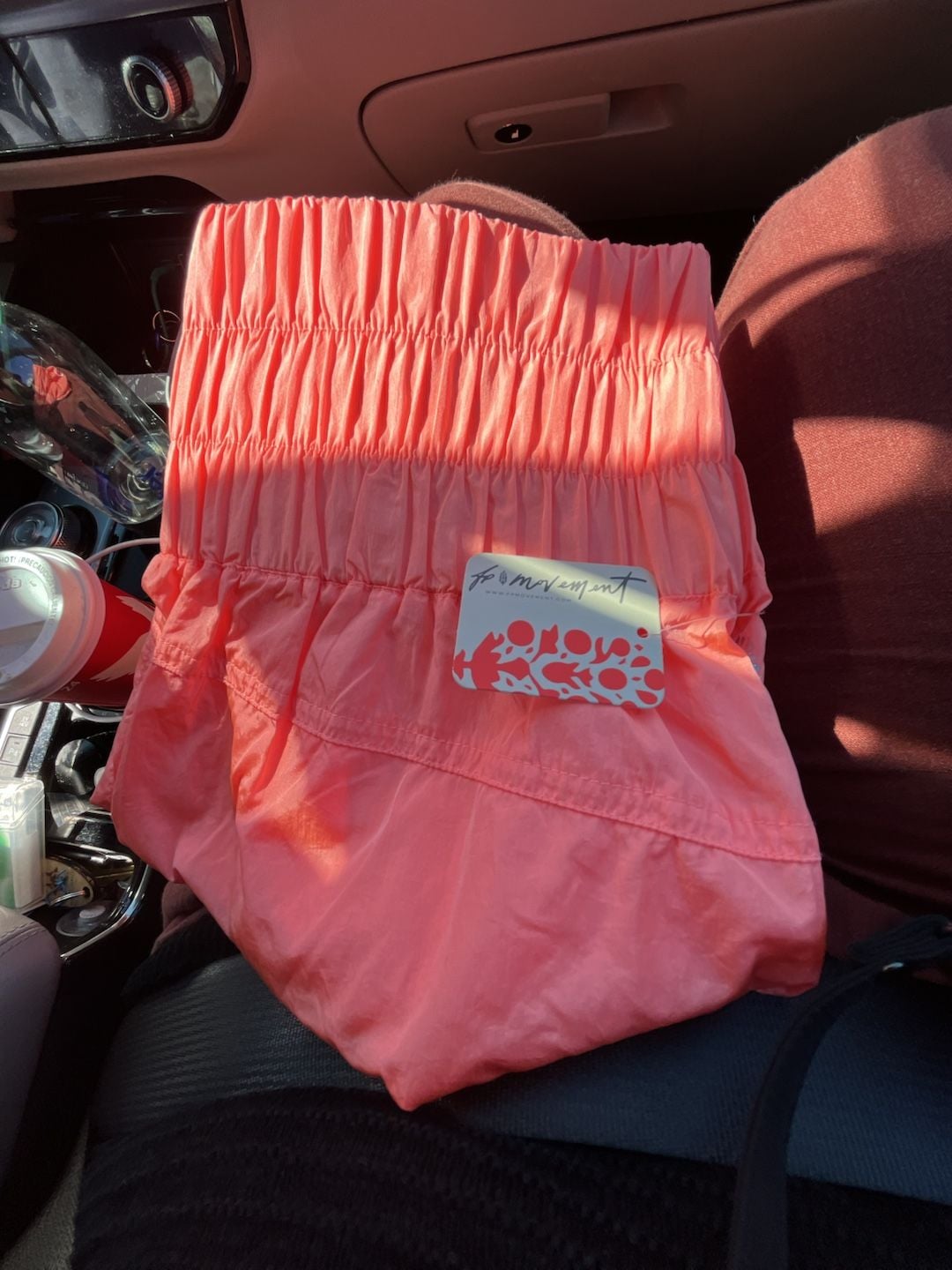 FP Movement The Way Home Jogger Size L Papaya Punch Pants 3