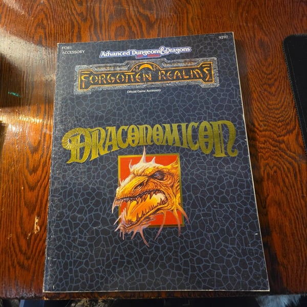 Tsr Forgotten Realms Draconomicon Advanced Dungeons And Dragons