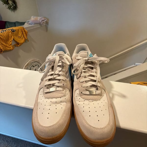 Nike Air Force 1 '07 LV8 Size 13 Phantom Baltic Blue Gum