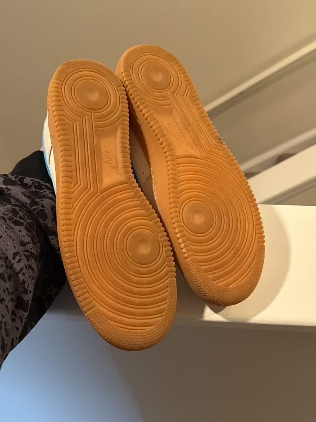 Nike Air Force 1 '07 LV8 Size 13 Phantom Baltic Blue Gum 5