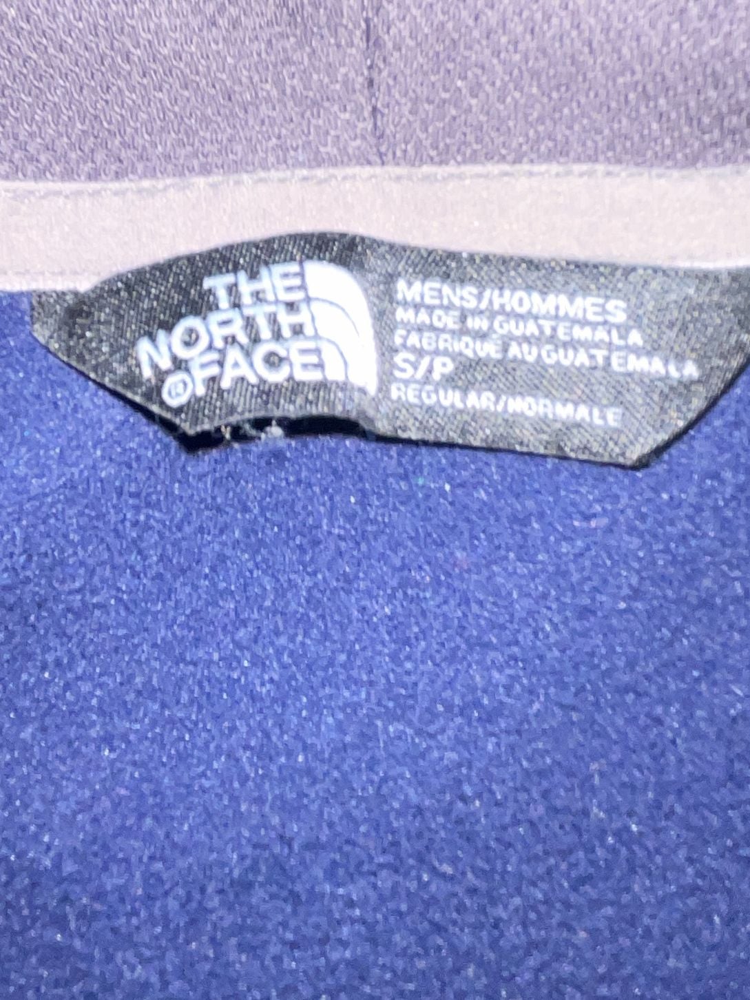 The North Face Full Zip Hoodie Blue Gray Neon Green 9