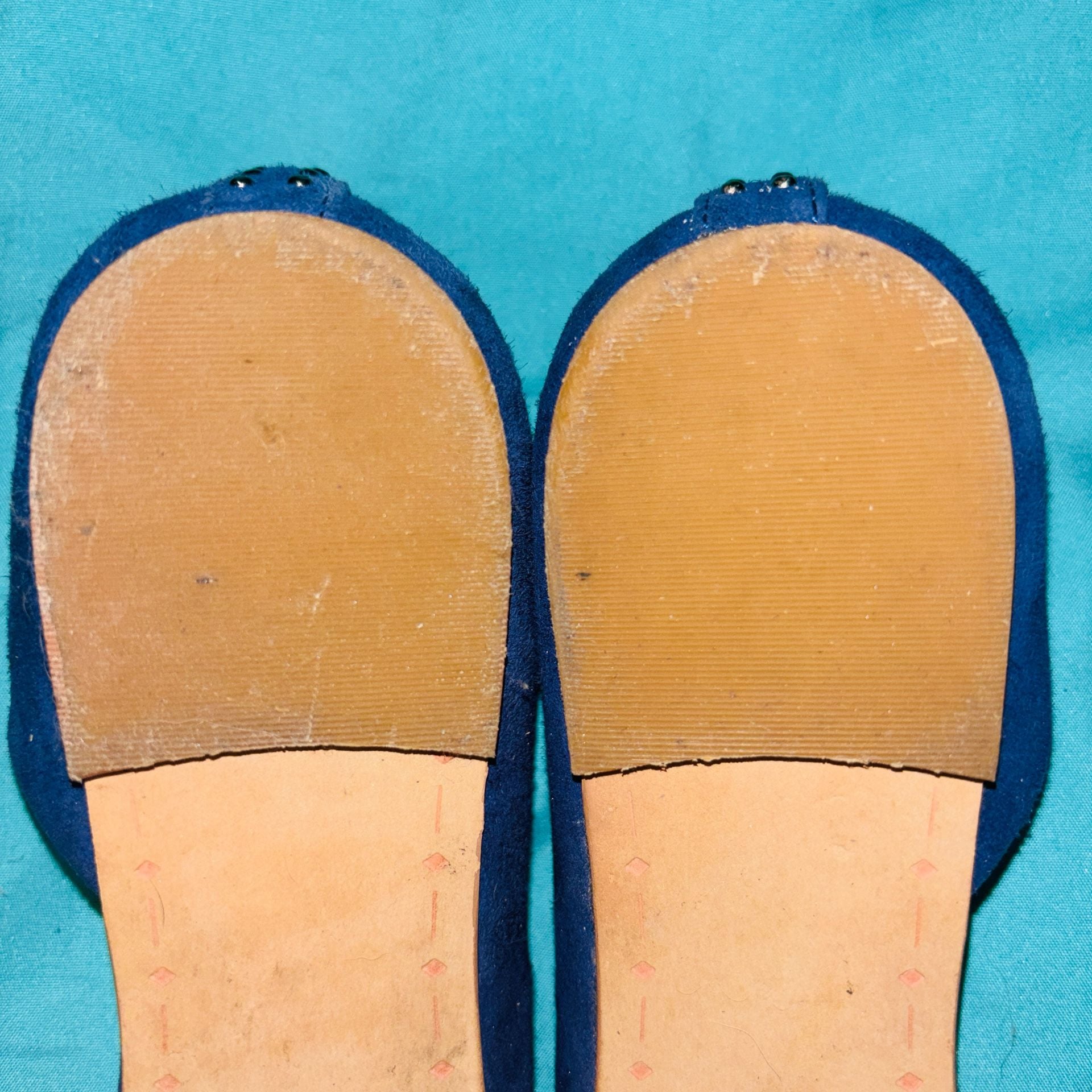 Gianni Bini Pointed Toe Flats Blue Suede 7