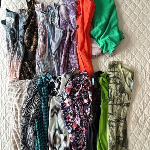 Womens Clothing Bundle Mixed Variety Tops and Dresses Lot