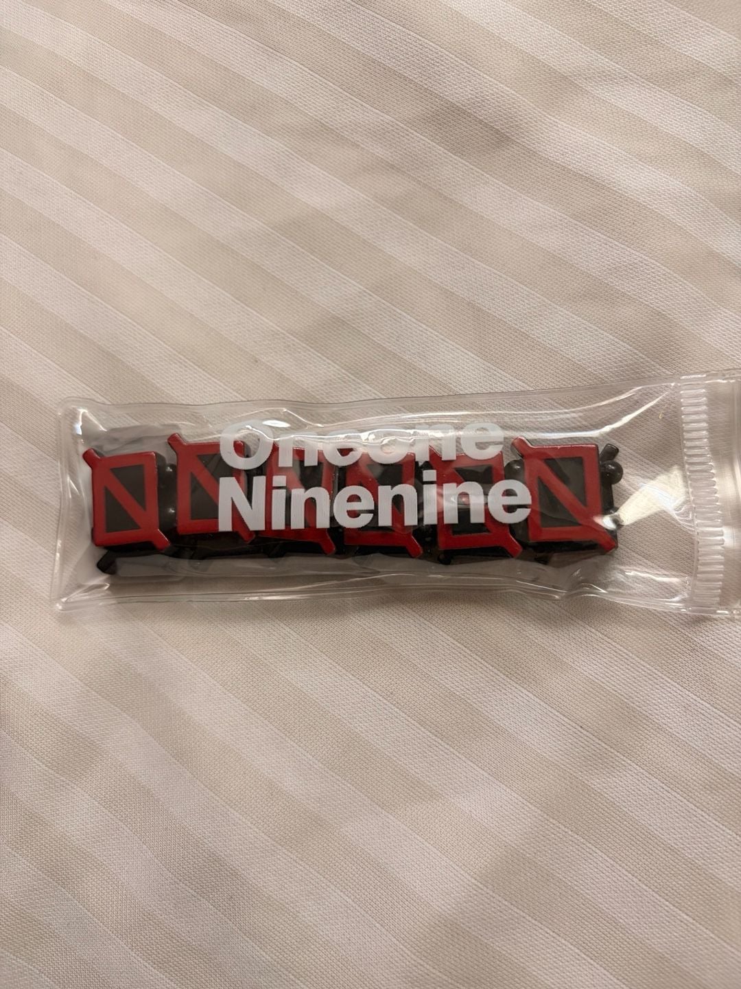 Oneone Ninenine Oway Black and Red Acetate Bracelet 1