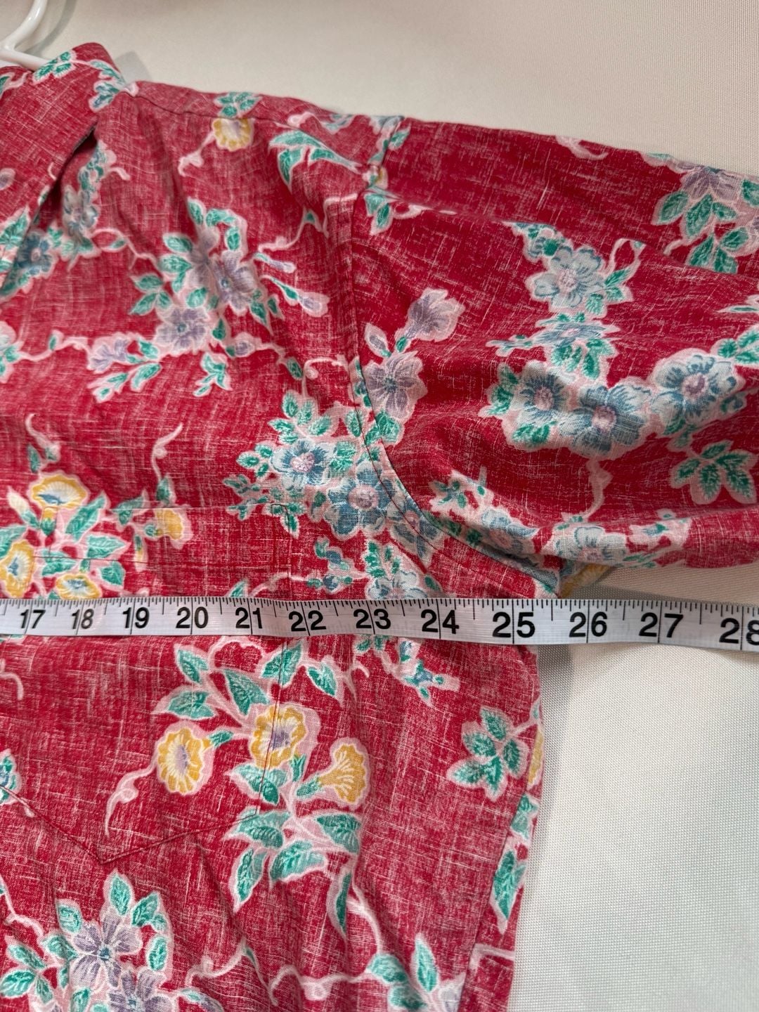 Hawaiian Floral Aloha Pullover Shirt Coastal Grandpa Resort Red Size XL 5