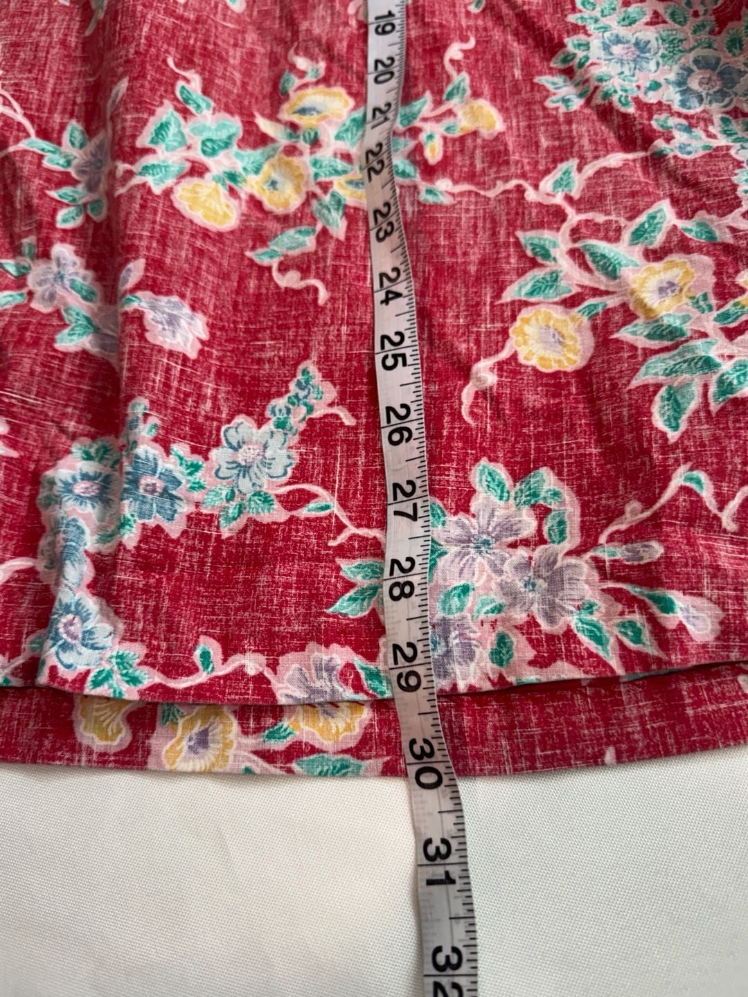 Hawaiian Floral Aloha Pullover Shirt Coastal Grandpa Resort Red Size XL 6