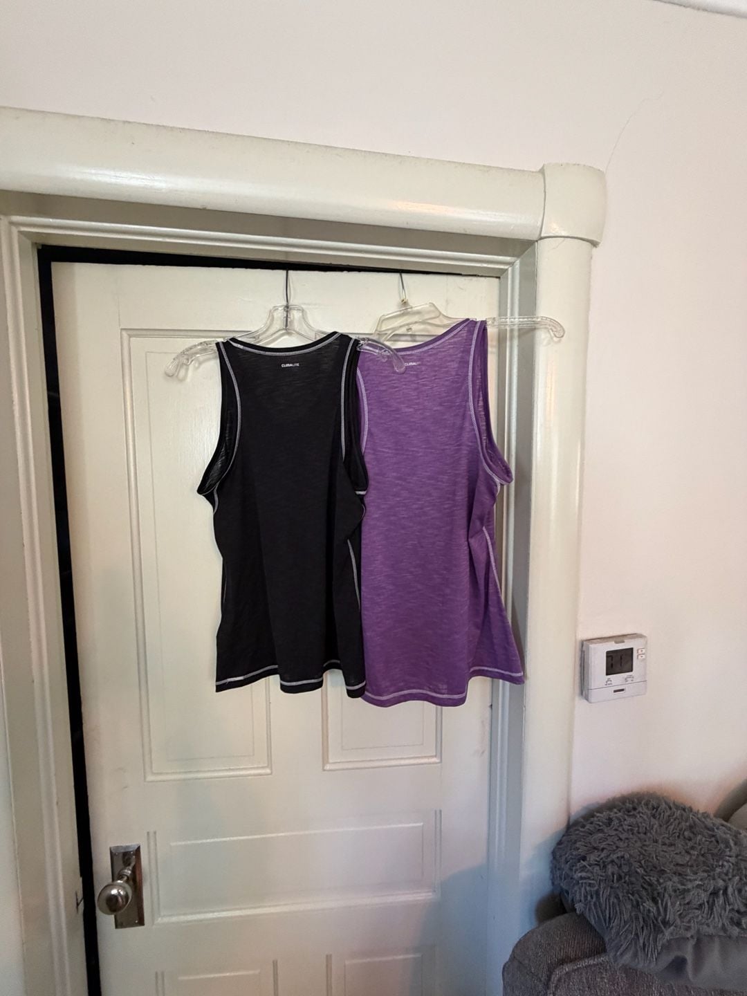 Adidas Climalite Tank Tops Size M Lot of 2 Black Purple 11