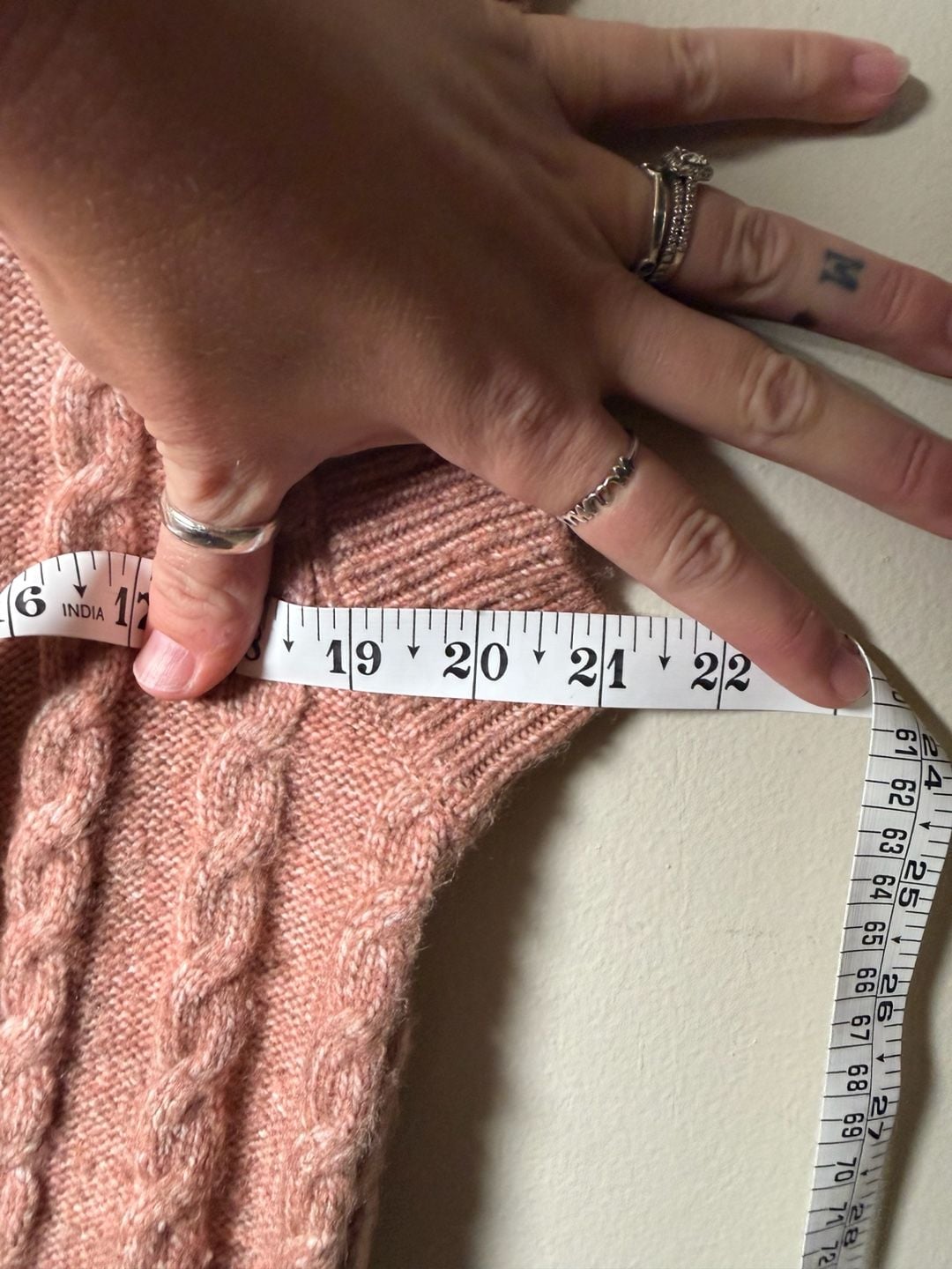 Cupcakes and Cashmere Cable Knit Sweater Vest Size S Pink 6