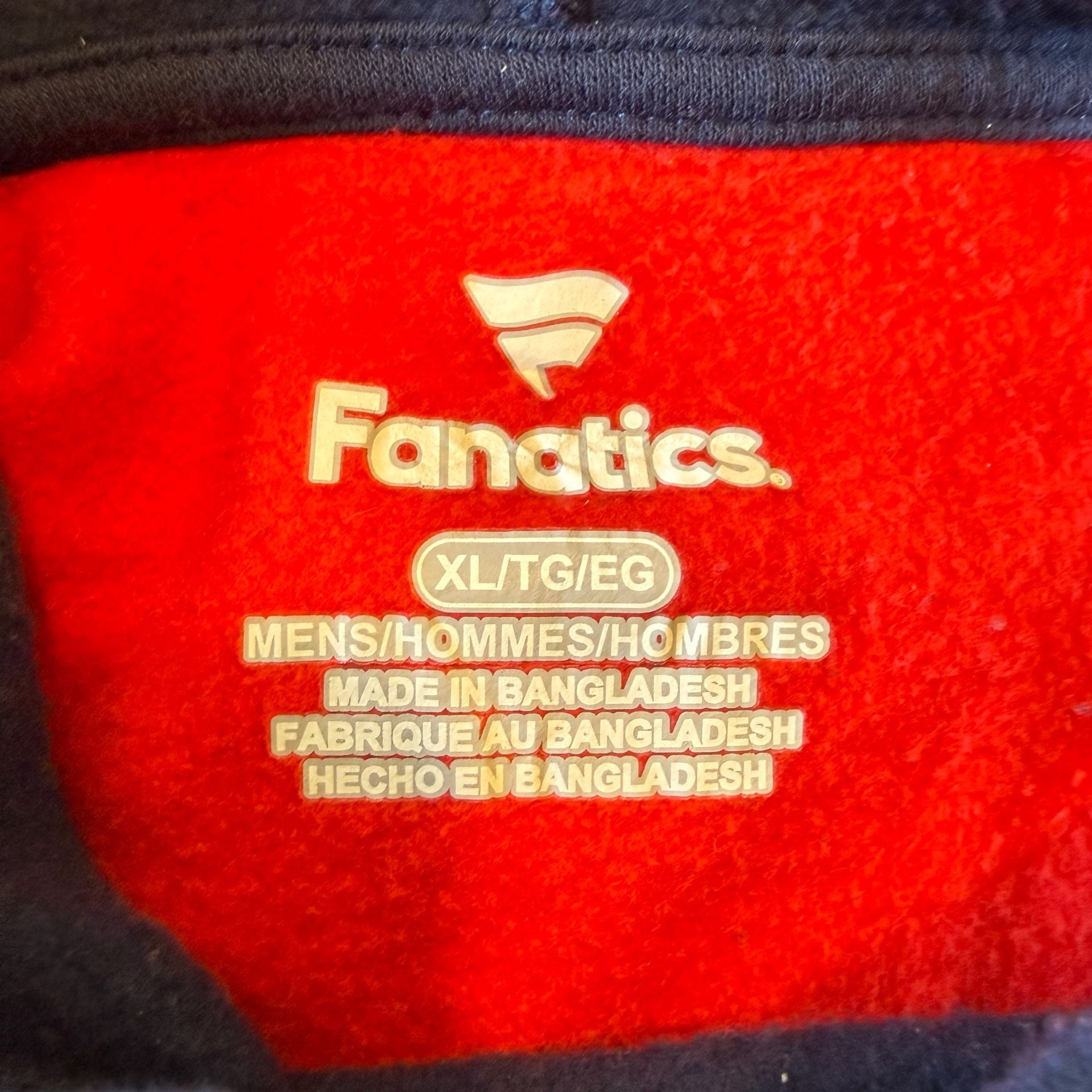Fanatics Boston Red Sox Hoodie Men XL Blue Red 1901 Baseball Pullover Sweatshirt 4