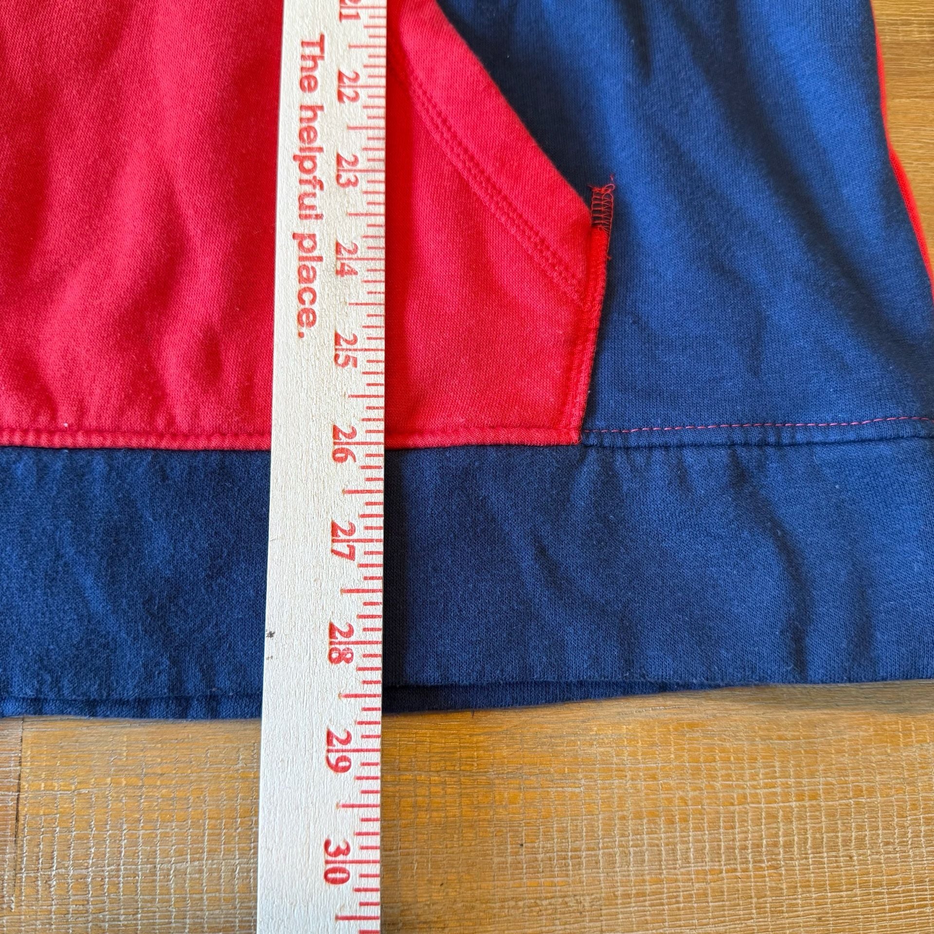 Fanatics Boston Red Sox Hoodie Men XL Blue Red 1901 Baseball Pullover Sweatshirt 6
