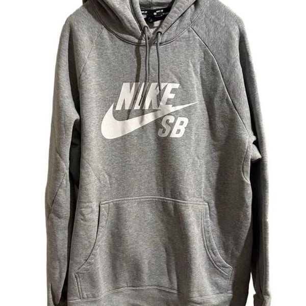 Nike SB Pullover Hoodie Grey Heather