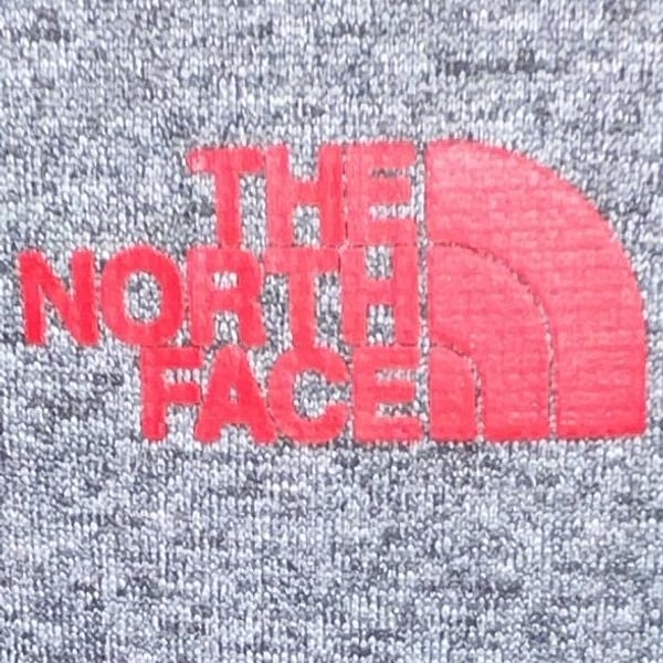 The North Face Full Zip Hoodie Gray Red