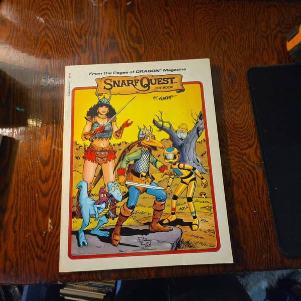 Tsr Snarfquest The Book Graphic Novel Larry Elmore 1987 Paperback