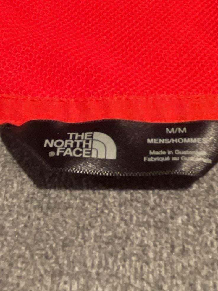 The North Face Full Zip Hoodie Gray Red 8